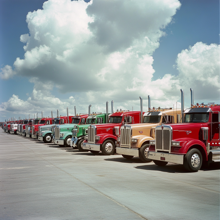 Multiple Trucks Lined Up 05a1 4d43 9e5e A59742e4216a